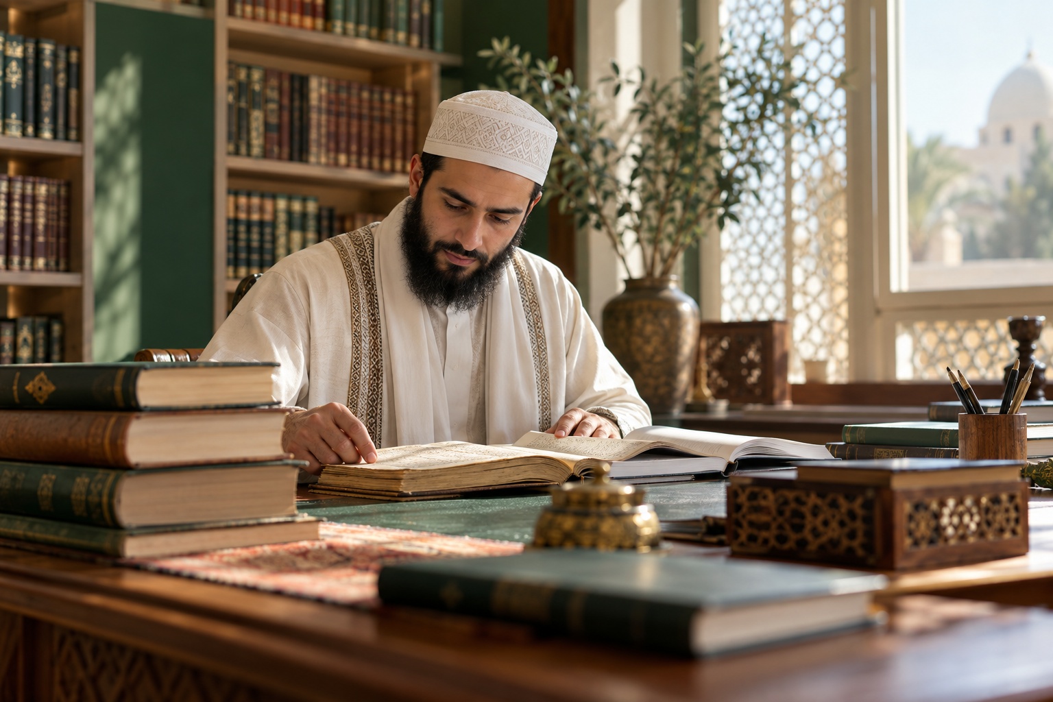 Photographic illustration for Hadith & Hadith Sciences
