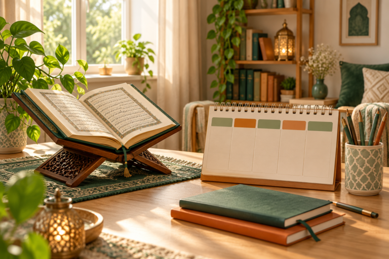 A Weekly Quran and Islamic Studies Plan for Homeschool Families