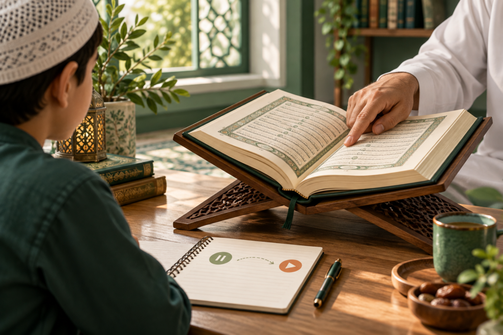 Waqf and Ibtida for Beginners: Learning Where to Stop and Start